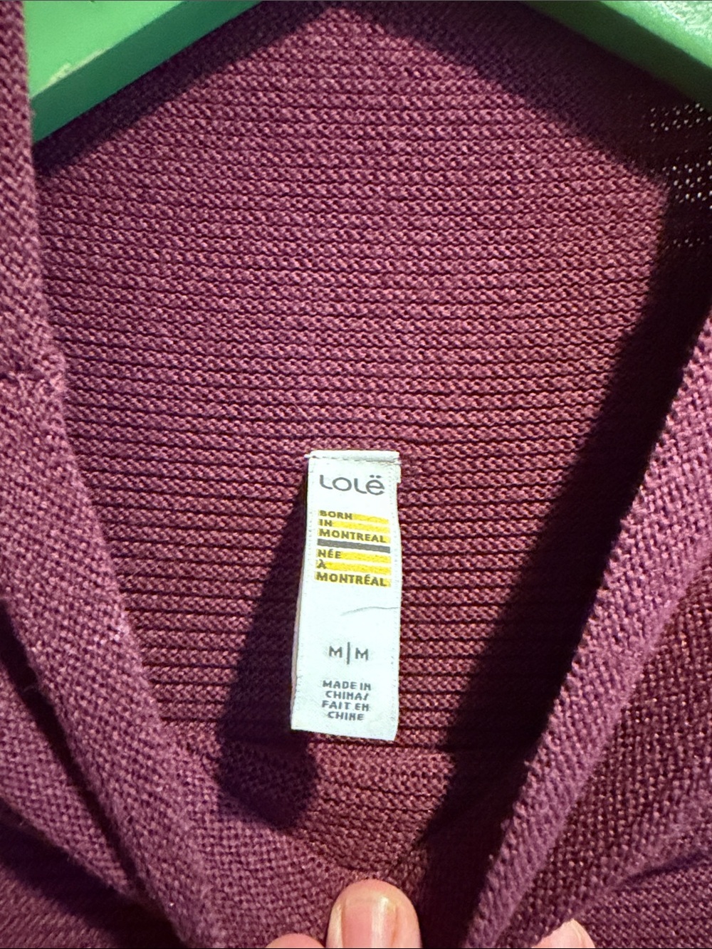 Women’s Burgundy Knit Sweater Dress Lole